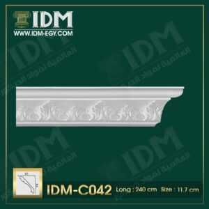 الشركة العالمية لمواد الديكور IDM متخصصين فى تصنيع مواد الديكور مثل الكرانيش و السرر و البانوهات و الزوايا و الاعمدة و بلاطات ال ثري دي و فيوتك و جميع اكسسورات الديكور المصنوعة من مادة البولى يوريثان المعالج ضد اى عوامل جوية ( فوم مضغوط ذو كثافة و جودة عالية و معالج ضد العوامل الجوية ) من اجود انواع الخامات بمواصفات العالمية